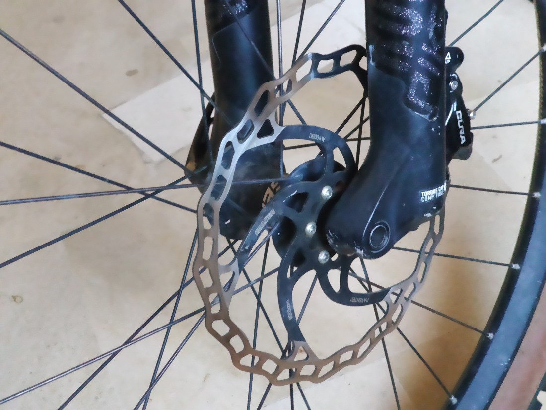 Cual es el tamaño correcto de los rotores la modalidad de Mountain Bike
