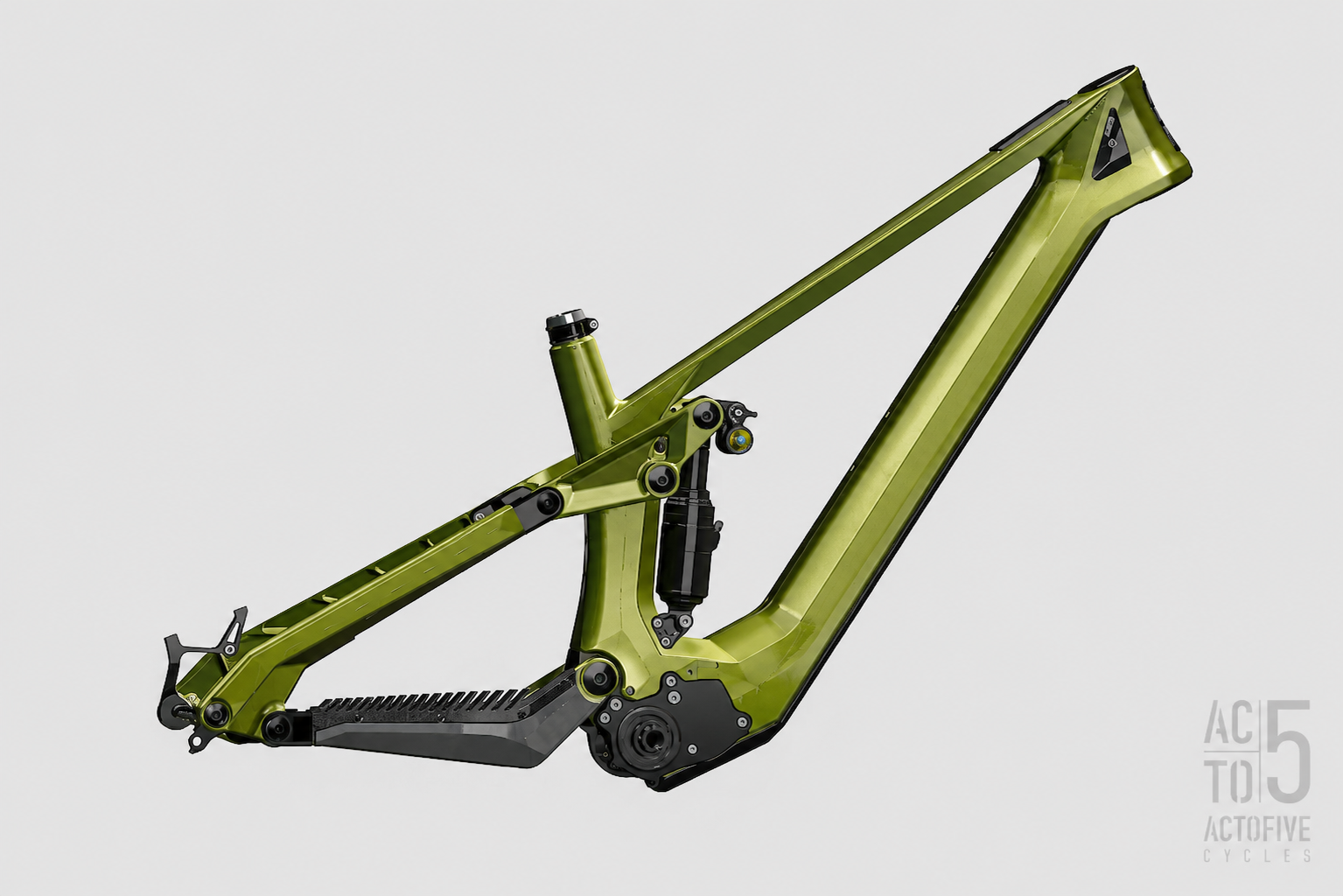 Actofive crea una eMTB convertible en bicicleta de Enduro convencional